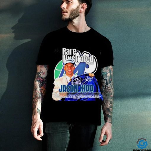 Official Rare Illustrated June 1994 Jason Kidd Signature T shirt
