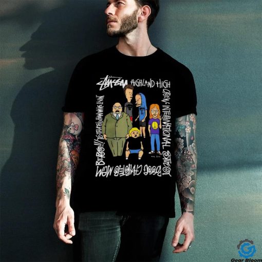 Official Rare Vintage Stussy Beavis and Butt Head Shirt