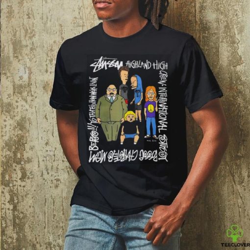 Official Rare Vintage Stussy Beavis and Butt Head Shirt