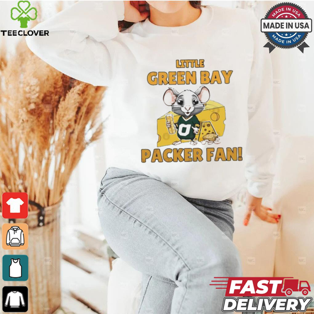 Official Rat eat cheese little Green Bay Packer fan shirt Official Rat eat cheese little Green Bay Packer fan shirt