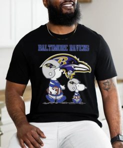 Official Ravens Snoopy Play Soccer T Shirt