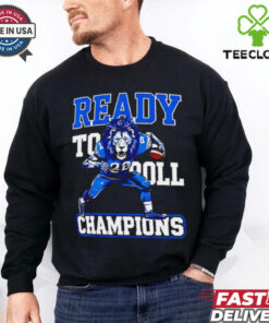 Official Ready To Roll Champions Detroit Lions player shirt