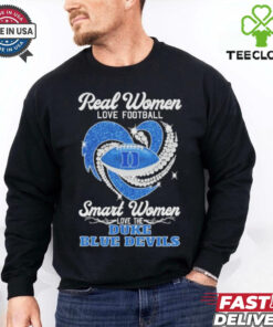 Official Real Women Love Basketball Smart Women Love The Duke Blue Devils T Shirt