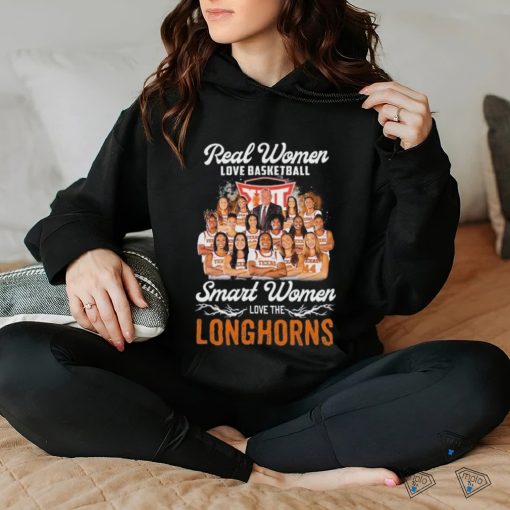 Official Real Women Love Basketball Smart Women Love The Texas Longhorns Women’s Basketball 2024 Shirt