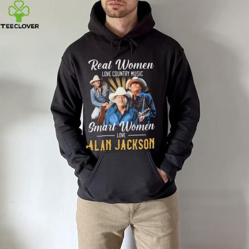 Official Real Women Love Country Music Smart Women Love Alan Jackson Shirt