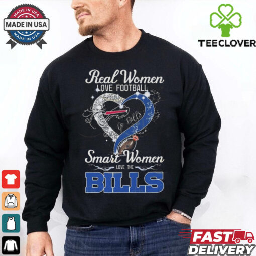 Official Real Women Love Football Smart Women Love The Buffalo Bills – Go Bills 2024 Shirt