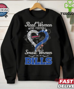 Official Real Women Love Football Smart Women Love The Buffalo Bills – Go Bills 2024 Shirt