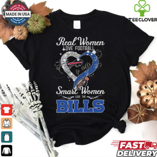 Official Real Women Love Football Smart Women Love The Buffalo Bills – Go Bills 2024 Shirt