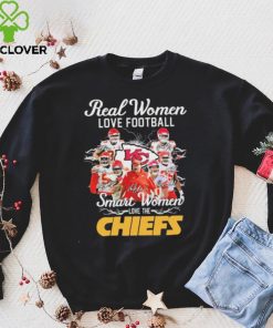 Official Real Women Love Football Smart Women Love The Chiefs 2022 Signatures Shirt