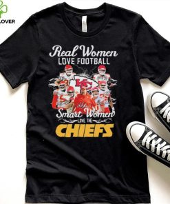 Official Real Women Love Football Smart Women Love The Chiefs 2022 Signatures Shirt