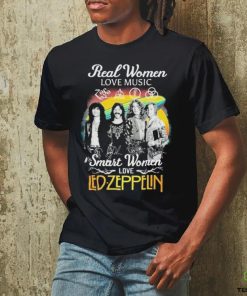 Official Real Women Love Music Smart Women Love Led Zeppelin shirt
