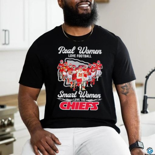 Official Real Women love Football Smart Women love the Kansas City Chiefs 2023 Signatures Shirt