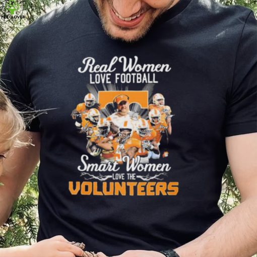 Official Real Women love football smart Women love the Tennessee Volunteers team signatures hoodie, sweater, longsleeve, shirt v-neck, t-shirt