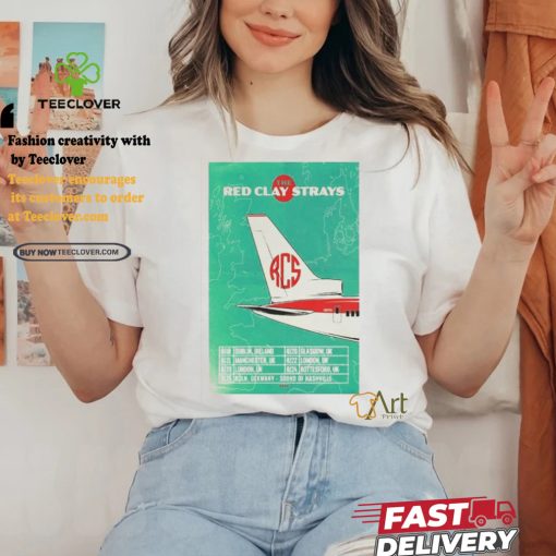 Official Red Clay Strays X Soundwaves Creative Tour 2024 Poster T Shirt