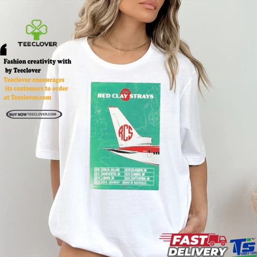 Official Red Clay Strays X Soundwaves Creative Tour 2024 Poster T Shirt