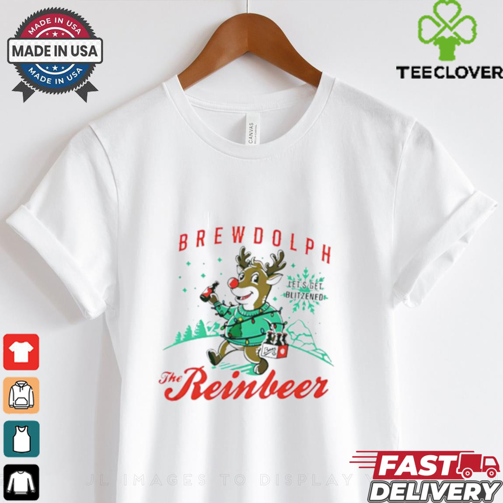 Official Reindeer Brewdolph the Reinbeer let’s get blitzened shirt Official Reindeer Brewdolph the Reinbeer let’s get blitzened shirt