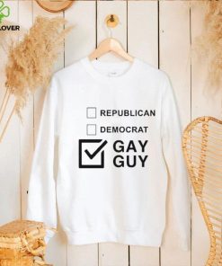 Official Republican Democrat Gay Guy shirt