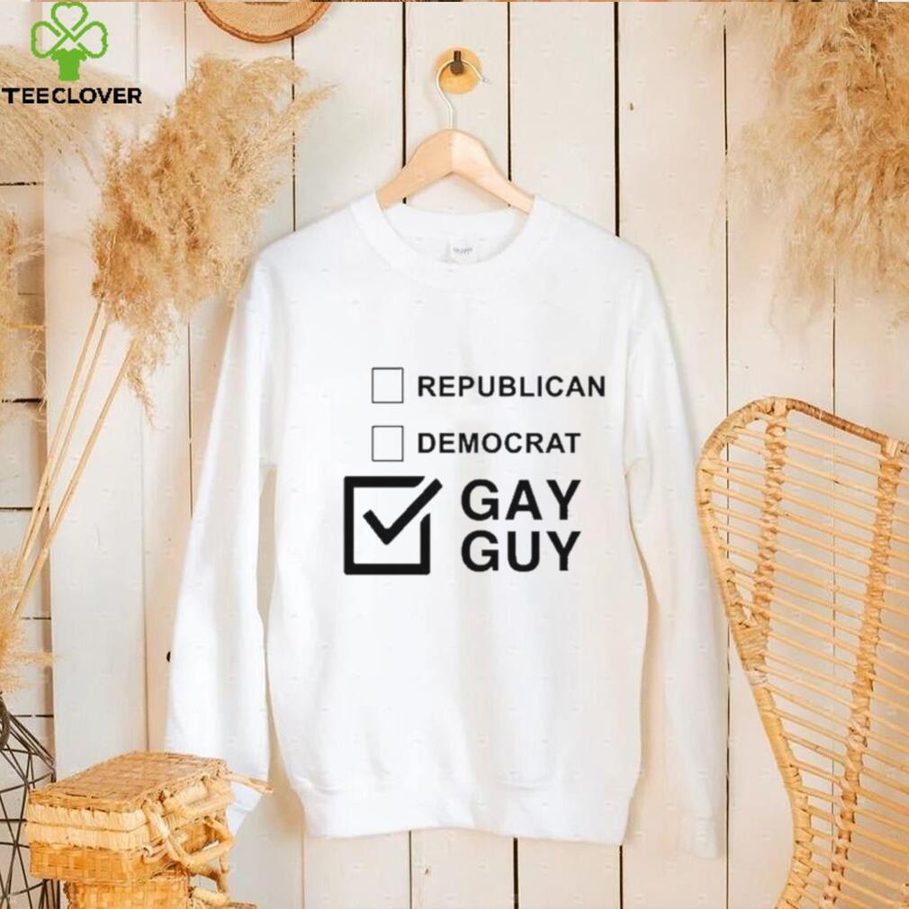 Official Republican Democrat Gay Guy shirt Official Republican Democrat Gay Guy shirt