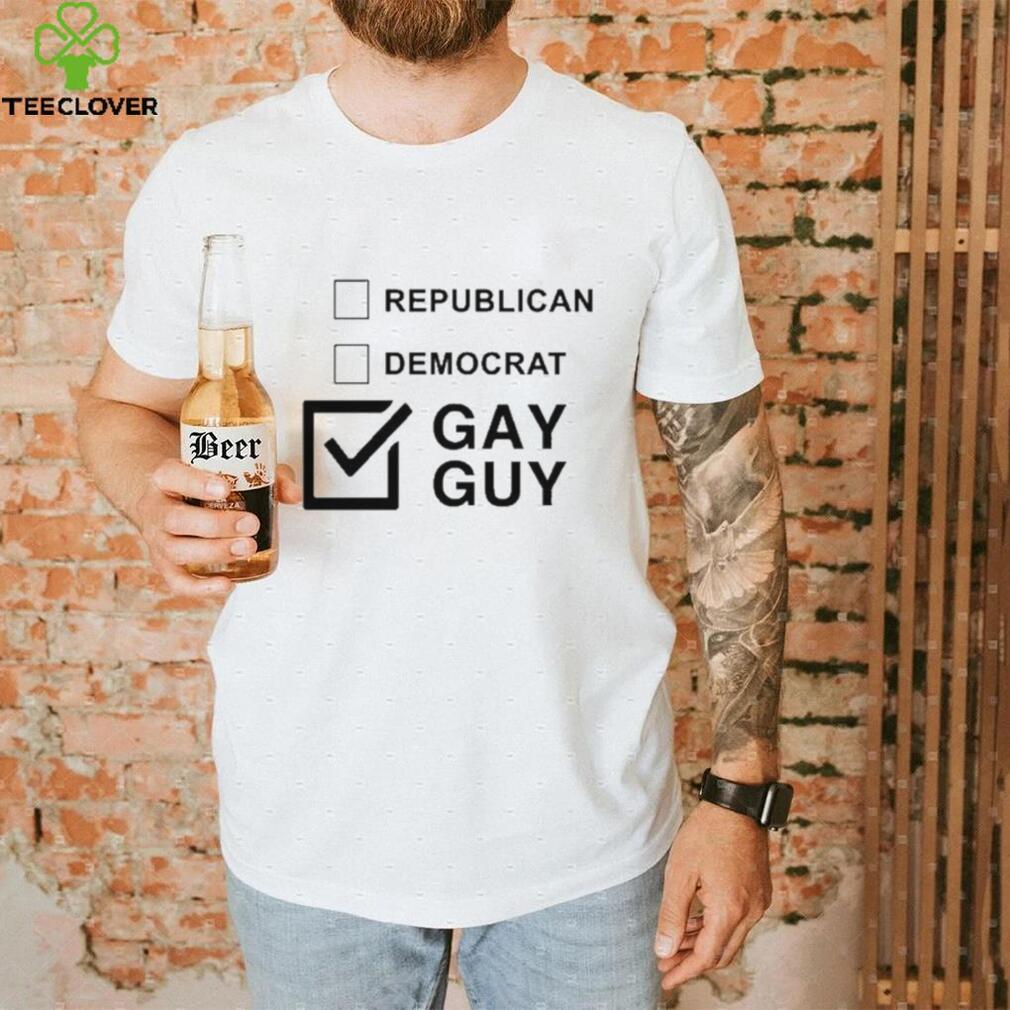 Official Republican Democrat Gay Guy shirt Official Republican Democrat Gay Guy shirt