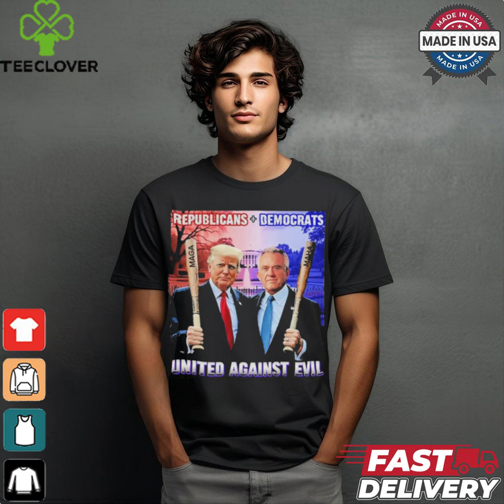 Official Republican Democrats United Against Evil Trump Kennedy T Shirt Official Republican Democrats United Against Evil Trump Kennedy T Shirt