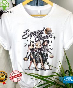 Official Retro Halloween Squad Ghouls Spooky Witches T Shirt