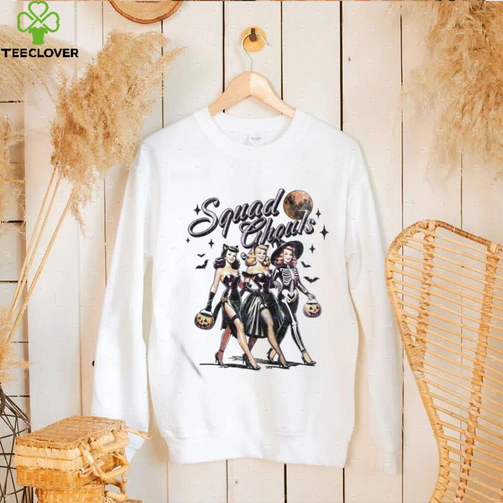 Official Retro Halloween Squad Ghouls Spooky Witches T Shirt Official Retro Halloween Squad Ghouls Spooky Witches T Shirt