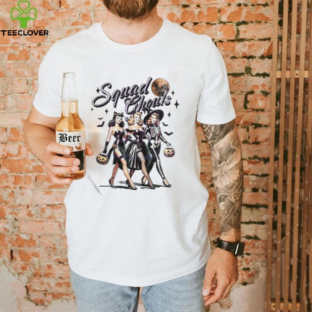 Official Retro Halloween Squad Ghouls Spooky Witches T Shirt Official Retro Halloween Squad Ghouls Spooky Witches T Shirt