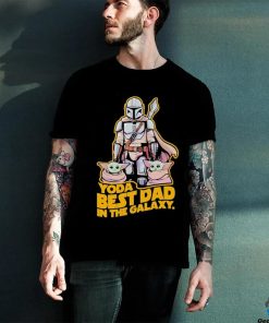 Official Retro Yoda Best Dad In The Galaxy Shirt