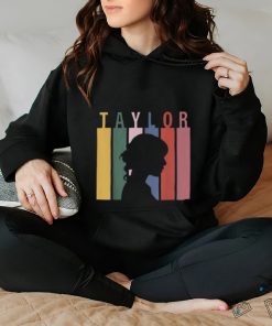 Official Retro taylor first name personalized groovy birthday girl shirt