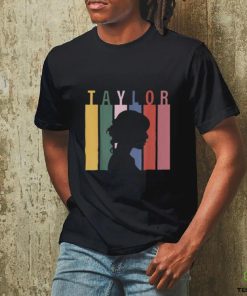 Official Retro taylor first name personalized groovy birthday girl shirt