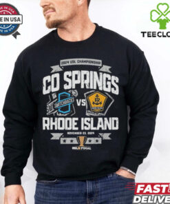 Official Rhode Island FC Vs Co Springs 2024 USL Championship Final Match Up Shirt