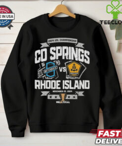 Official Rhode Island FC Vs Co Springs 2024 USL Championship Final Match Up Shirt
