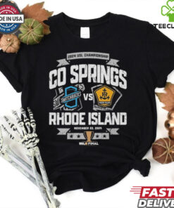 Official Rhode Island FC Vs Co Springs 2024 USL Championship Final Match Up Shirt