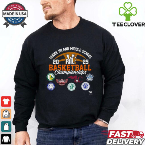 Official Rhode Island Middle School 2025 RIIL Basketball MS Championships Shirt