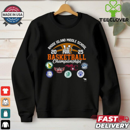 Official Rhode Island Middle School 2025 RIIL Basketball MS Championships Shirt