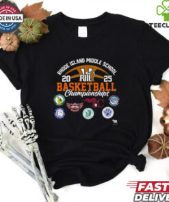 Official Rhode Island Middle School 2025 RIIL Basketball MS Championships Shirt