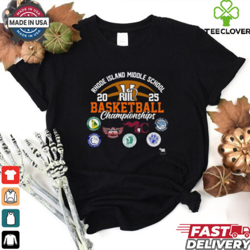 Official Rhode Island Middle School 2025 RIIL Basketball MS Championships Shirt