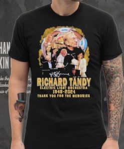 Official Richard Tandy Electric Light Orchestra 1948 2024 Thank You For The Memories T Shirt