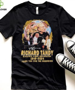 Official Richard Tandy Electric Light Orchestra 1948 2024 Thank You For The Memories T Shirt