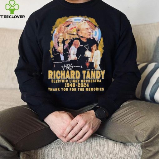 Official Richard Tandy Electric Light Orchestra 1948 2024 Thank You For The Memories T Shirt