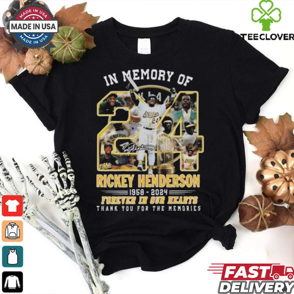 Official Rickey Henderson 1958 2024 Oakland Athletics Memories Signature Shirt Official Rickey Henderson 1958 2024 Oakland Athletics Memories Signature Shirt
