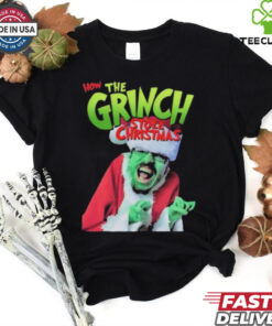 Official Ricky Berwick How The Grinch Stole Christmas T-shirt featuring a fun design that blends Ricky Berwick’s unique style with the classic 