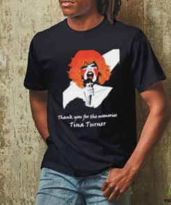 Official Rip Tina Turner Thank You For The Memories Shirt