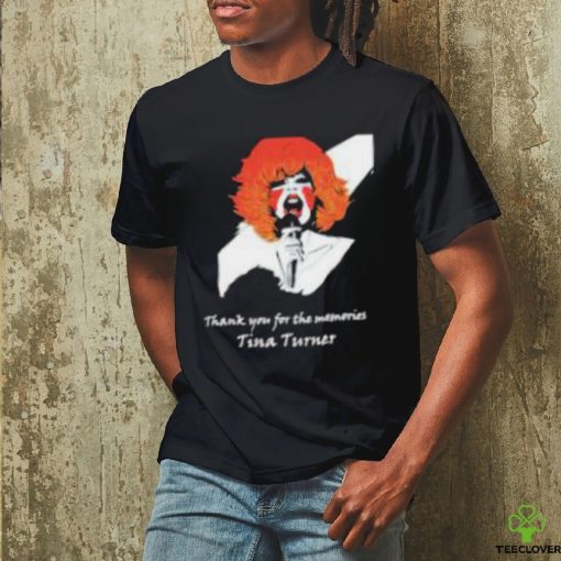 Official Rip Tina Turner Thank You For The Memories Shirt