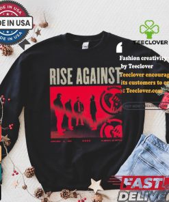 Official Rise Against Band Photo Chicago, Il USA 2024 t shirt