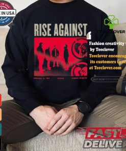 Official Rise Against Band Photo Chicago, Il USA 2024 t shirt