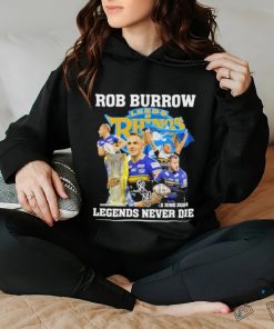 Official Rob Burrow Leeds Rhinos 2 June 2024 Legends Never Die Signature Shirt