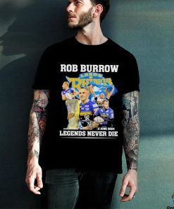 Official Rob Burrow Leeds Rhinos 2 June 2024 Legends Never Die Signature Shirt