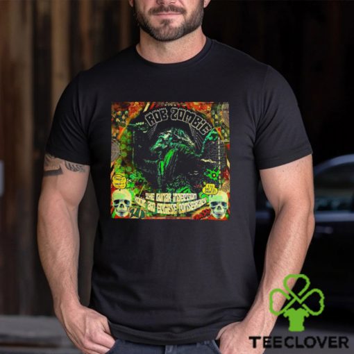 Official Rob Zombie The Lunar Injection Kool Aid Eclipse Conspiracy May 10th 2024 Shirt