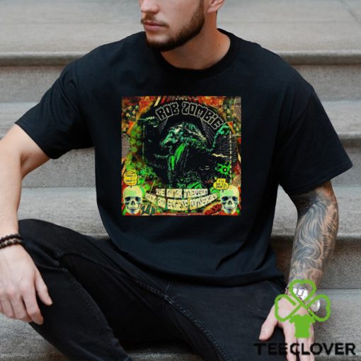 Official Rob Zombie The Lunar Injection Kool Aid Eclipse Conspiracy May 10th 2024 Shirt